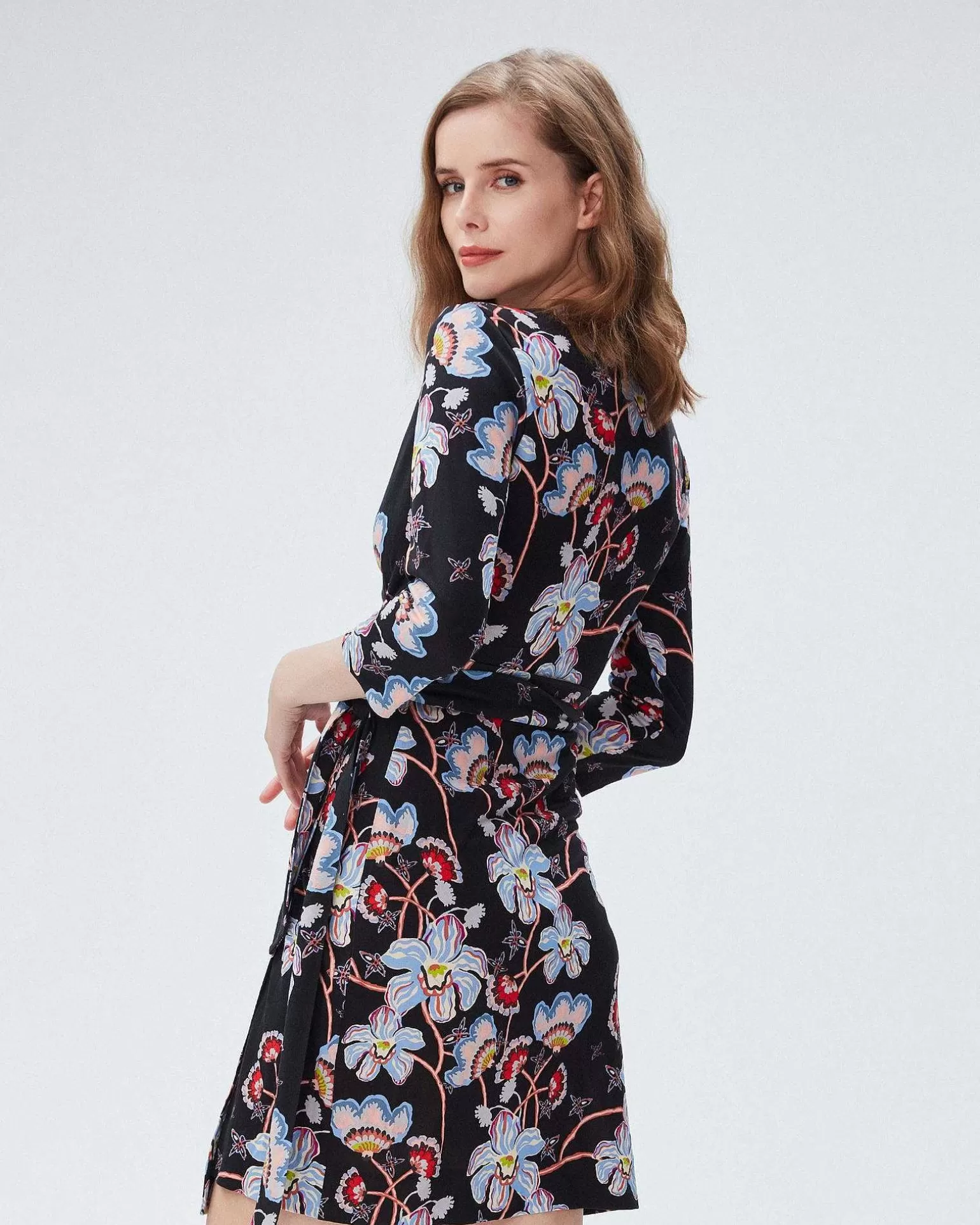Fashion Diane von Furstenberg Omslagskjole Fra Julian Silk Jersey