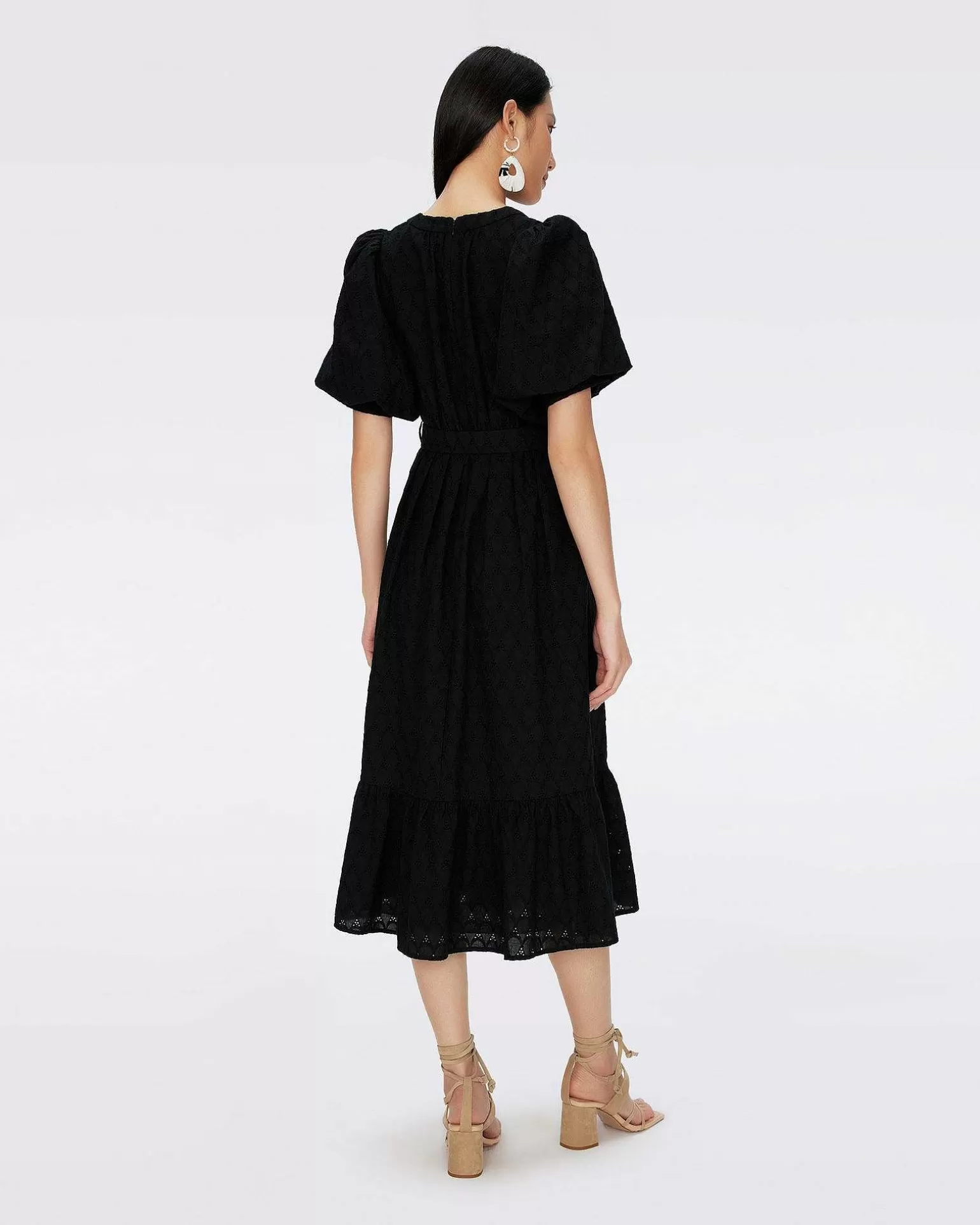 Outlet Diane von Furstenberg Polina Bomuldskjole