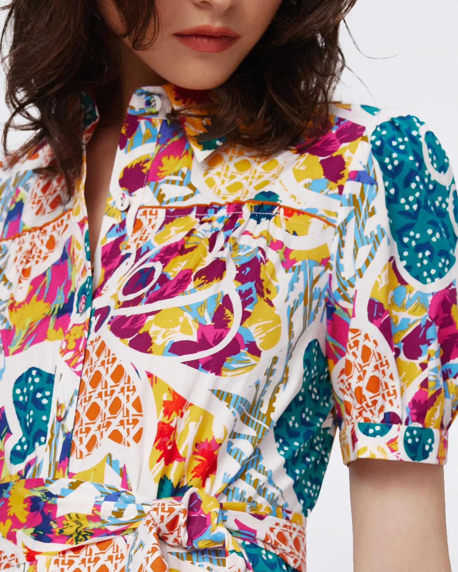 Discount Diane von Furstenberg Queena Bomuldskjole