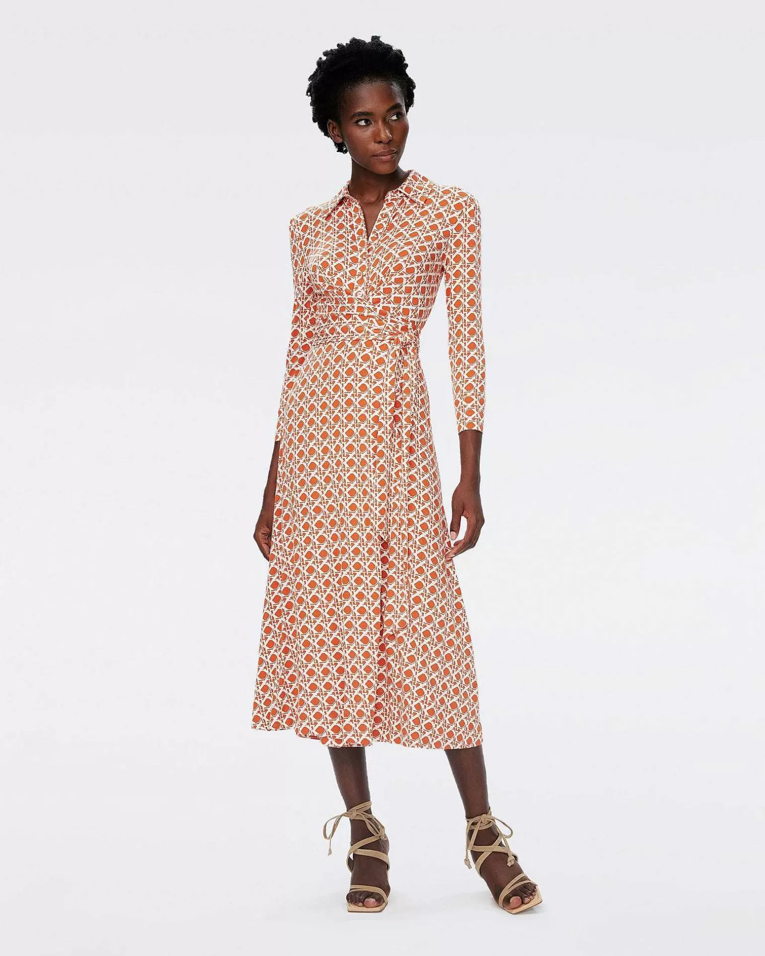 Cheap Diane von Furstenberg Sana Sla Om Kjole