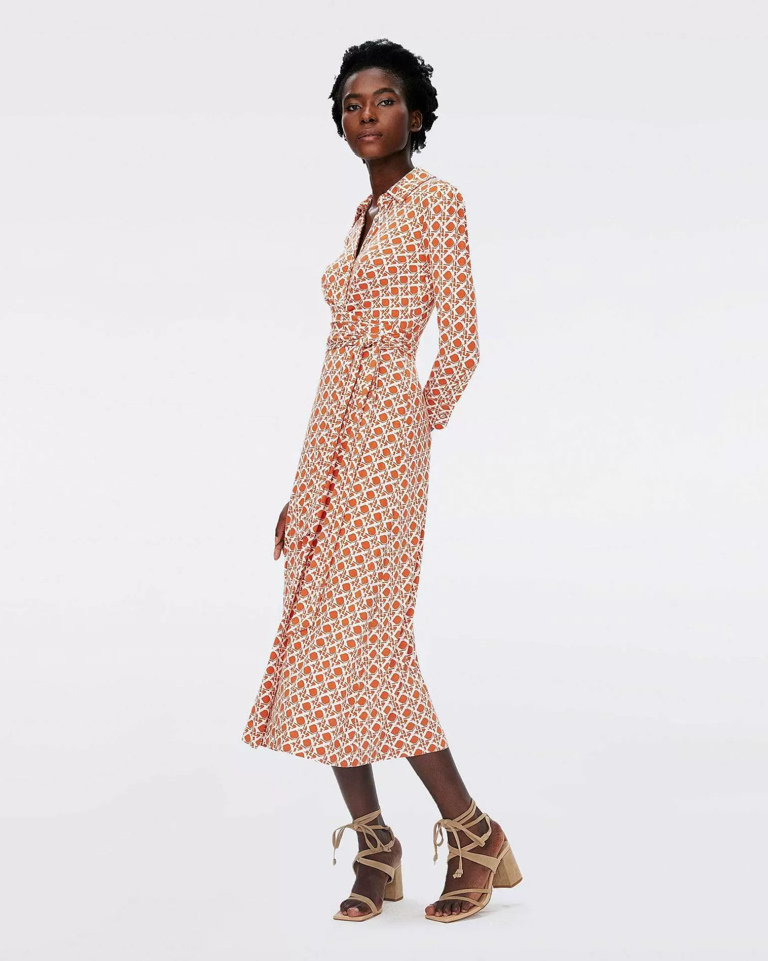Cheap Diane von Furstenberg Sana Sla Om Kjole