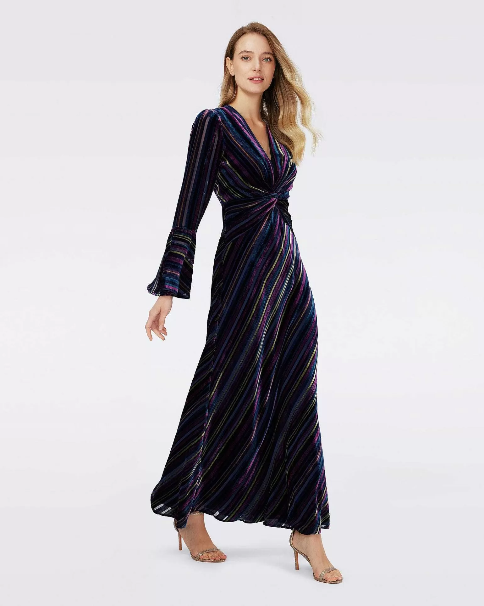 Clearance Diane von Furstenberg Sudha Velvet Kjole