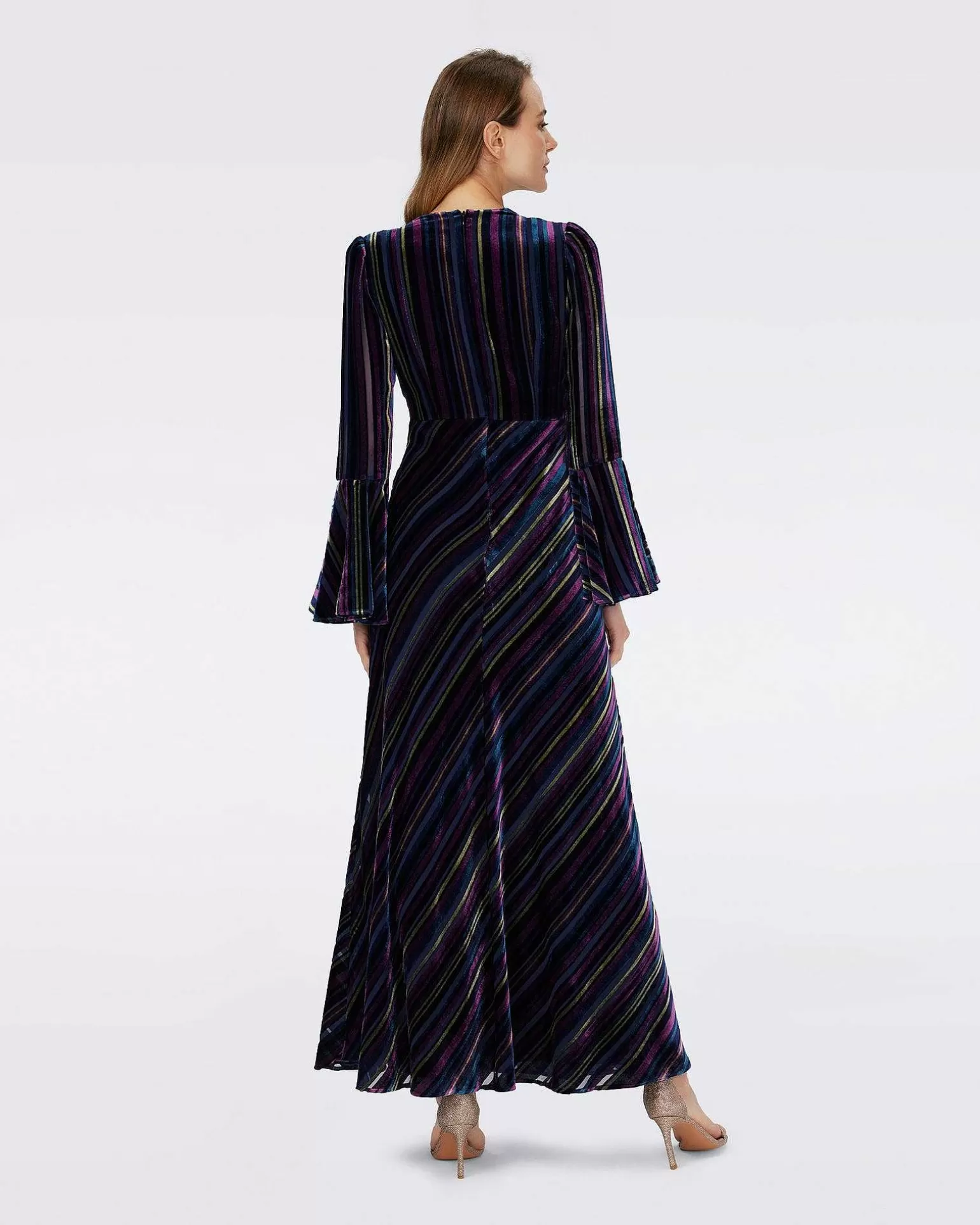 Clearance Diane von Furstenberg Sudha Velvet Kjole