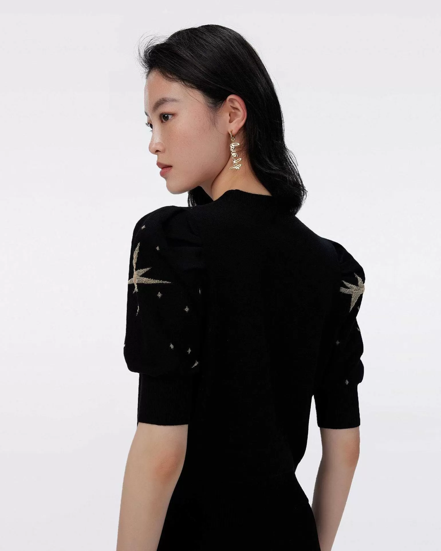 Store Diane von Furstenberg Willa Knit Jacquard Sweater